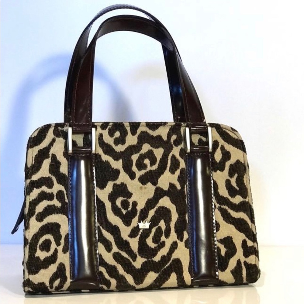 Elaine Turner Leopard Handbag